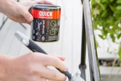 Quick Bengalack spray sort silkematt 400 ml