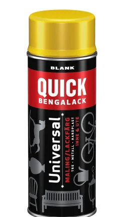 Quick Bengalack spray sort silkematt 400 ml