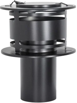 Regnhatt ø150mm svart rehabilitering