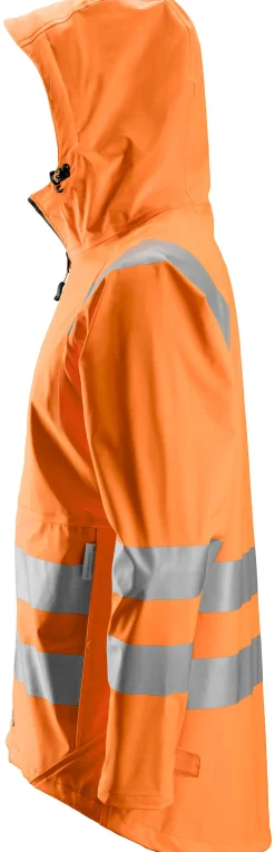 Regnjakke 8233 PU High Vis kl.3 oransje XL