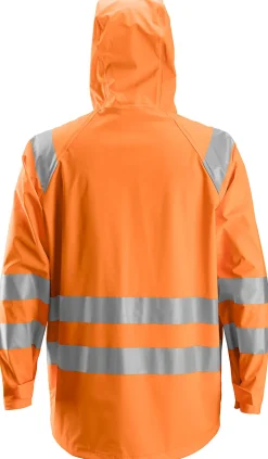 Regnjakke 8233 PU High Vis kl.3 oransje XL