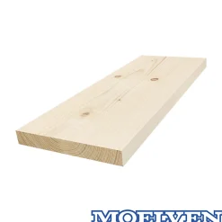 Rektangulær kledning fingerskjøt 22x148x6500 mm ubehandlet furu