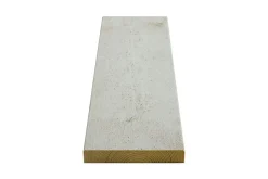 Rektangulær kledning gran grunnet 16x98x5400 mm hvit