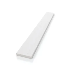 Rektangulær kledning gran grunnet 16x98x5400 mm hvit