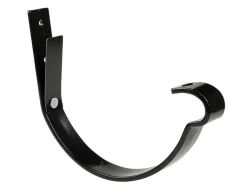 Rennekrok M/Bøyle stål sort 150 mm