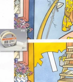 Reparasjonstape til vegg og tak quick fix av sprekker