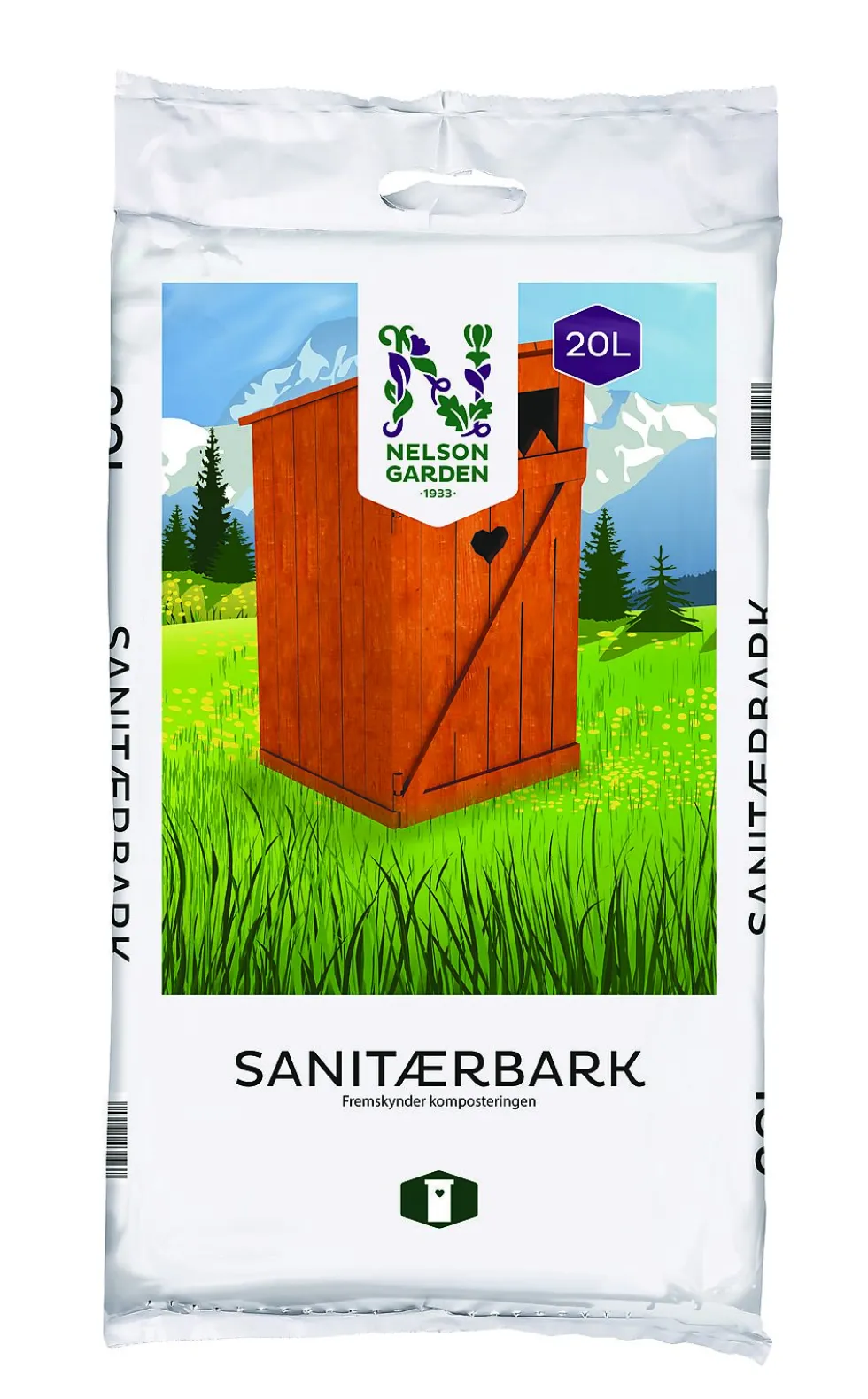 Sanitærbark 20 liter