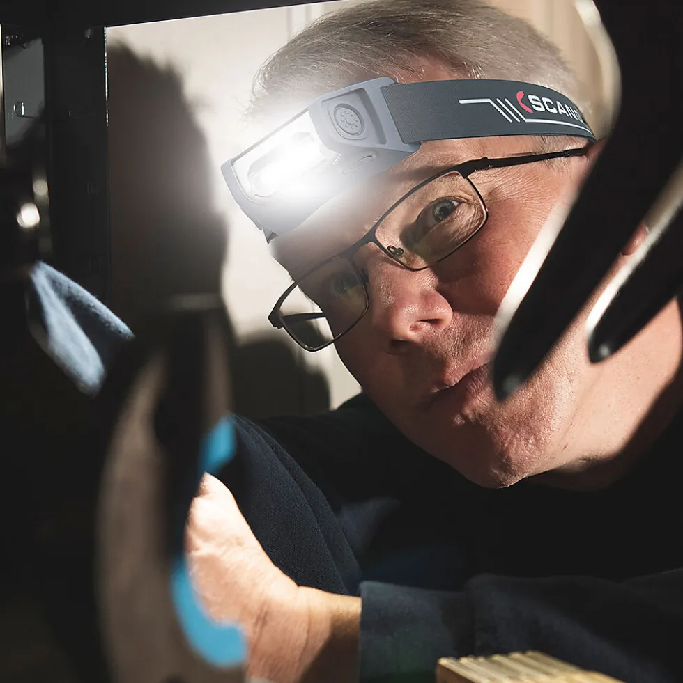 Scangrip hodelykt I-VIEW 400 lumen