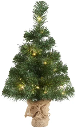 Schou juletre kunstig 60 cm med 40 LED