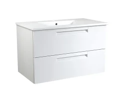 Servantskap Milano 80 cm hvit matt med servant