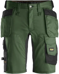 Shorts 6141 grønn 60 snickers workwear