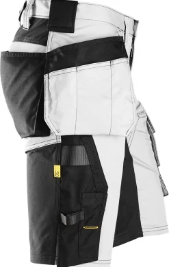 Shorts 6141 hvit/sor 58 snickers workwear