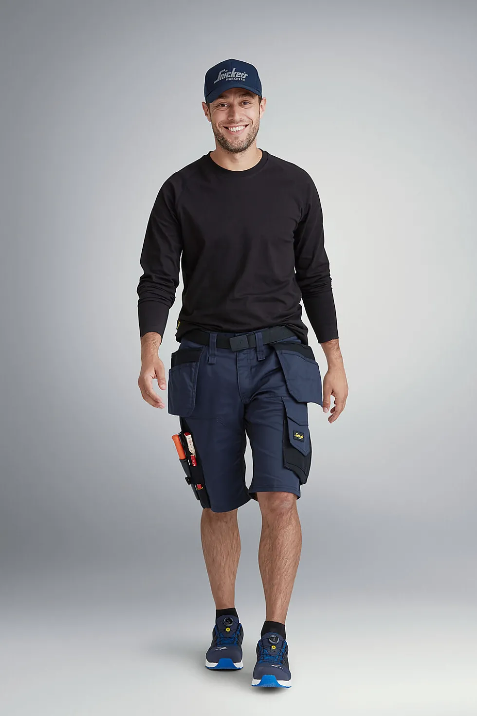 Shorts 6151 mblå 48 snickers workwear