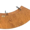 Sidebord i eik 60 cm til bålpanne og fyrfat, 2 stk