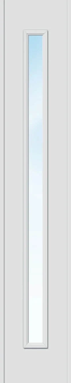 Sidefelt ytterdør Hovdeby med frostet glass hvit 40x200 cm