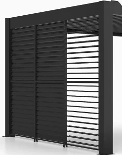 Sidepanel pergola lamell