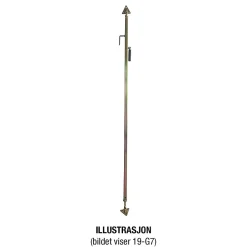 Sidestøtte type: lett g9 elz stål 195-310 cm maks 1200 kg (i 45')