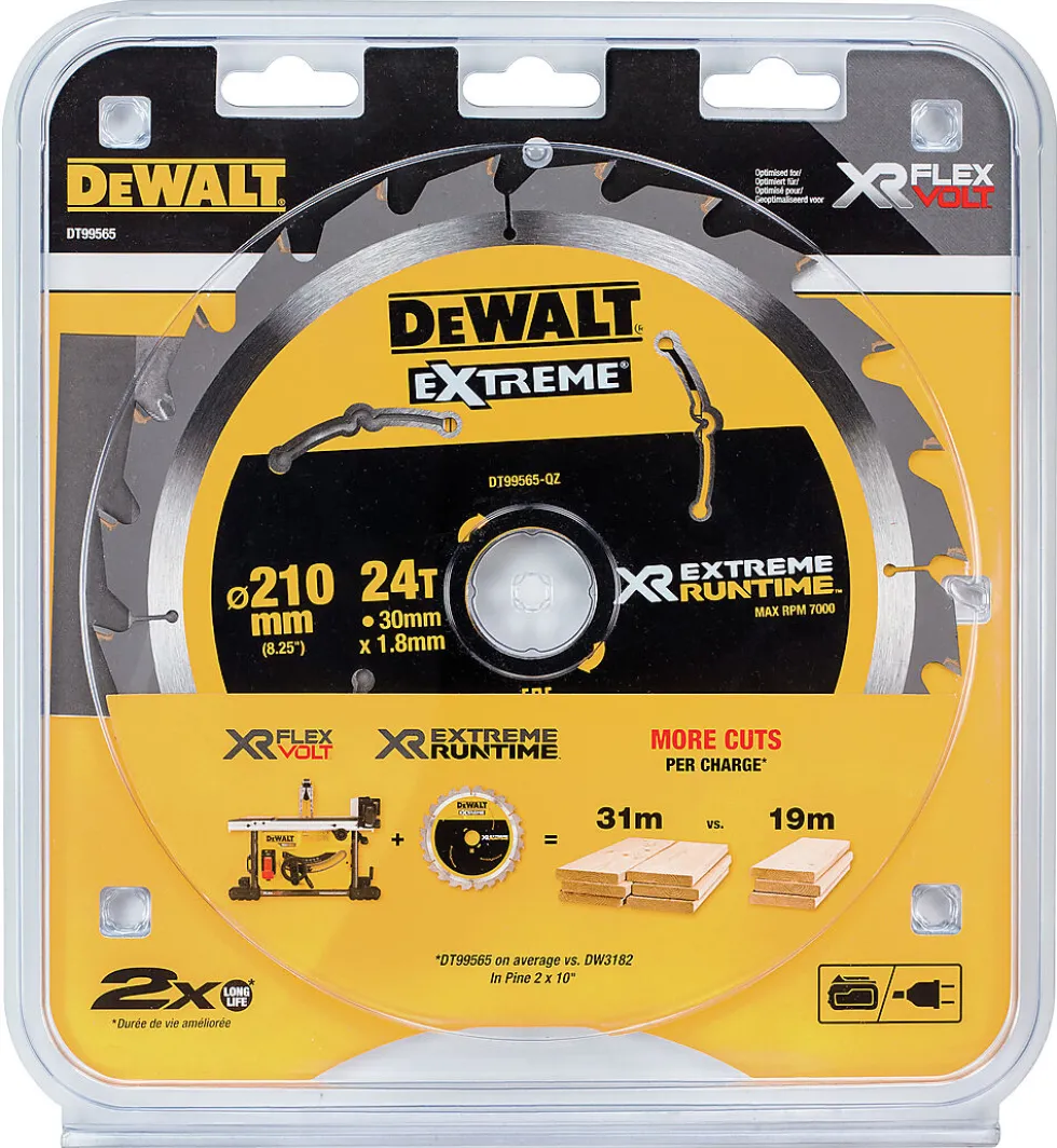 Sirkelsagblad xr 210X30X24T DT99565 dewalt flexvolt
