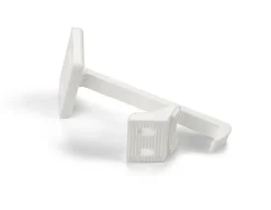 Skap/skuffelås 5002 plast hvit sb pk 3 stk