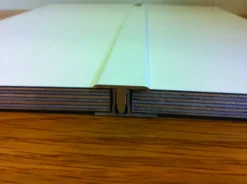 Skjøtelist to-delt alu 2400mm plastpakket