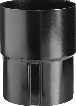 Skjøtemuffe 22 stål 75 mm sort