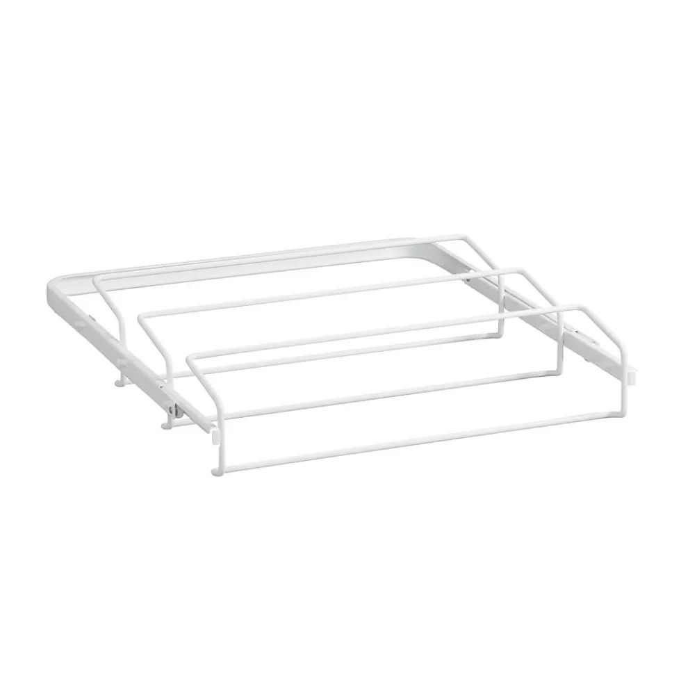 Skohylle uttrekkbarekkbar 448 mm hvit