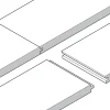Skråkledning 19x148 mm grunnet gran