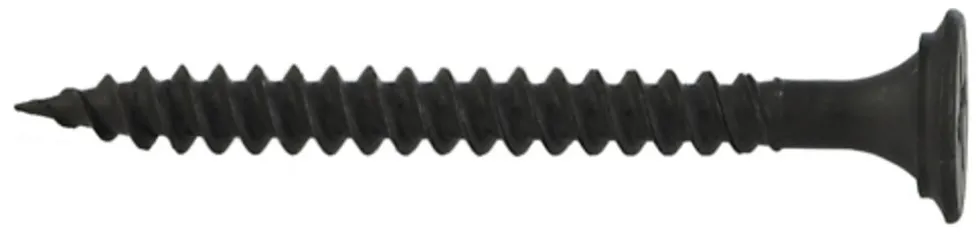 Skrue gips/stål sort bånd 3,5x51 a20x50 sortfosfat ph2 senk