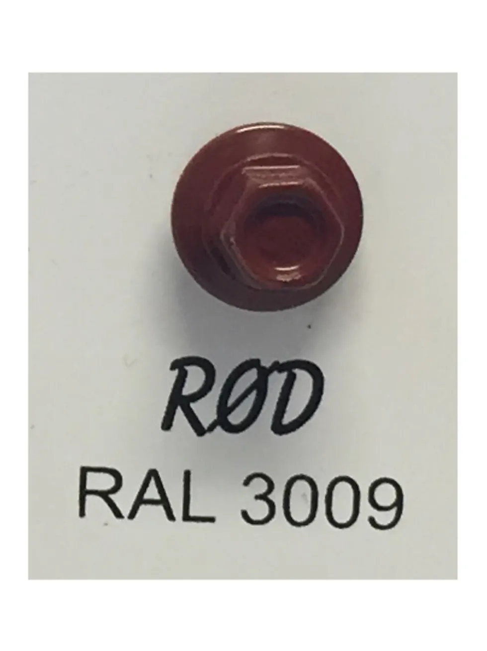 Skrue kombi 4,9x35 rød ral3009 farmerskrue til tre a250
