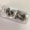 Skruer med hvit hode 8 stk m8x35mm