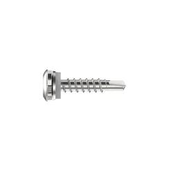 Skrue swl-s-l12-a12-5,5x28 ral9006 rfri irius sølv metall sfs intec as
