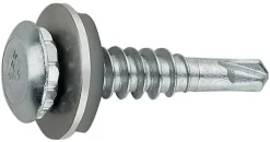 Skrue swl-s-l12-a12-5,5x28 ral9006 rfri irius sølv metall sfs intec as