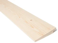 Skrå utvendig kledning 29x138 mm ubehandlet gran