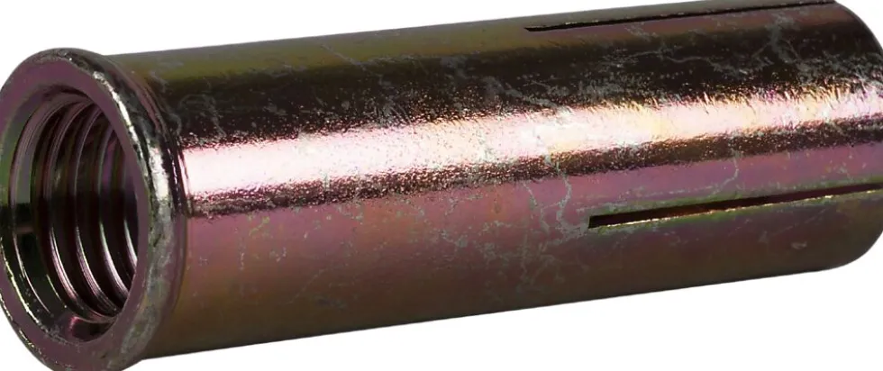 Slaganker eda-k m20 fzb -15 med krage blankforsinket stål