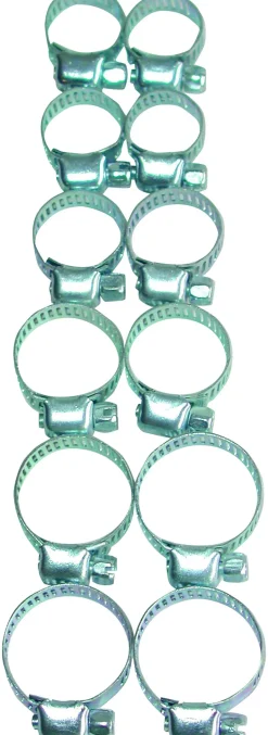 Slangeklemmer 12 stk