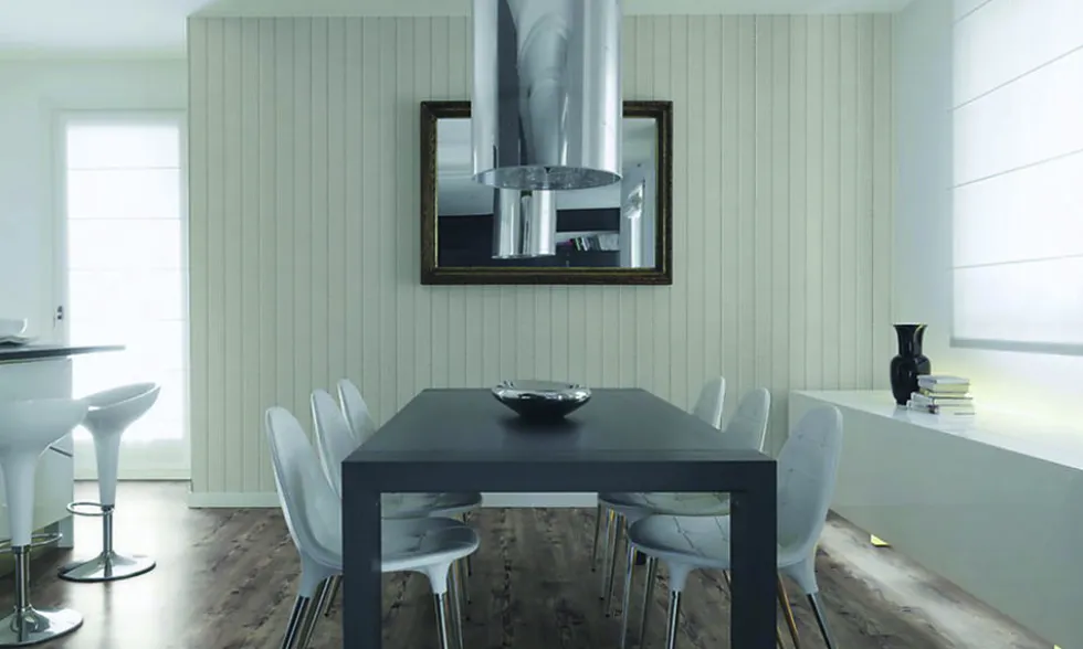 Smartpanel Vegg struktur V-fas 4 bord Bomull