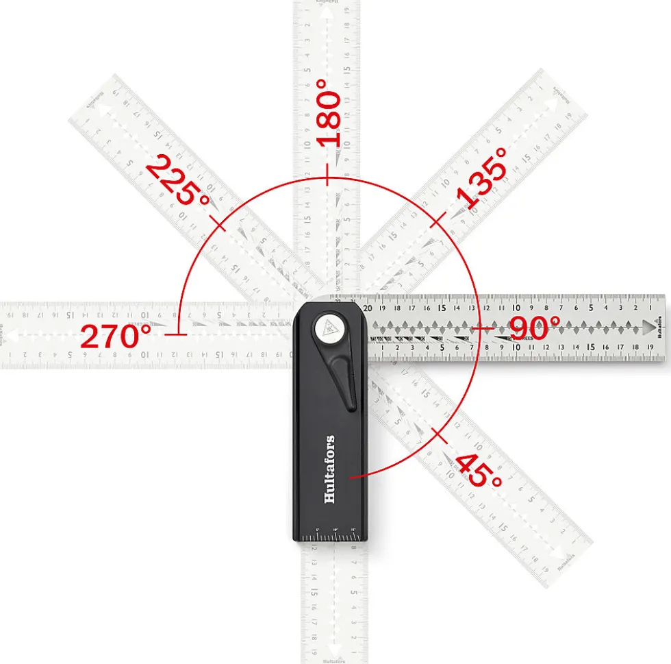 Smygvinkel Quattro justerbar 25 cm
