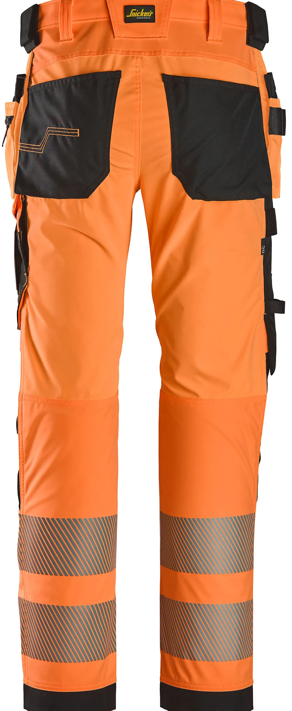 Snickers Workwear Arbeidsbukse 6232 Oransje/Sort KL2 58
