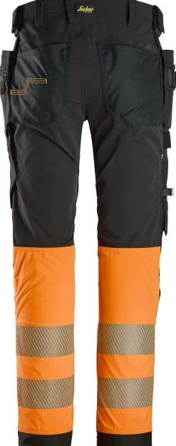 Snickers Workwear Bukse 6231 Sort/Oransje KL1 58
