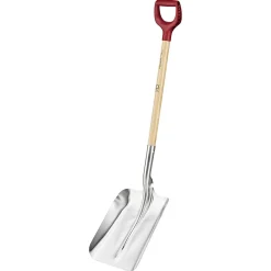 Snøskuffe klassisk aluminium lang