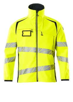 Softshelljakke 19002 gul/marine 2xl eniso 20471 klasse 2