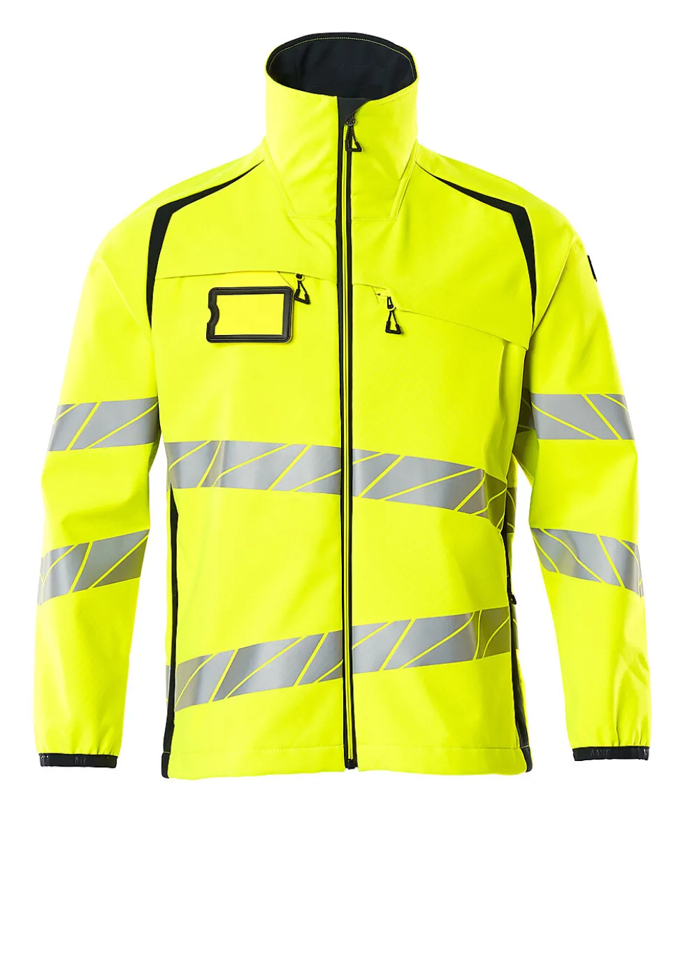 Softshelljakke 19002 gul/marine 2xl eniso 20471 klasse 2