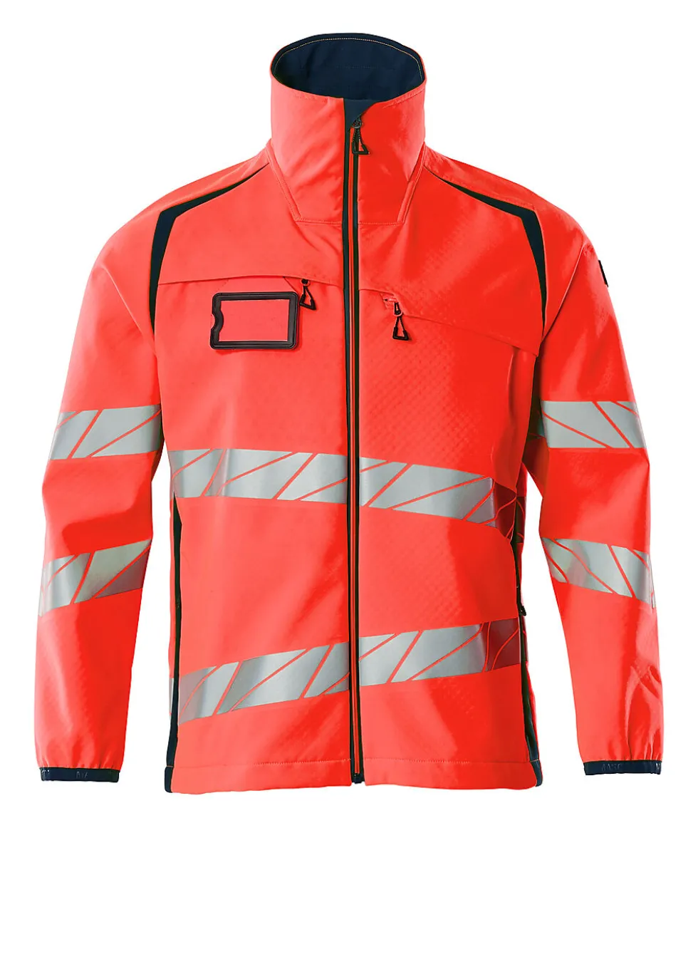 Softshelljakke 19002 rød/marine xl eniso 20471 klasse 2