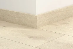 Sokkellist laminat 12x58 mm Light Grey Oak dekor 06404