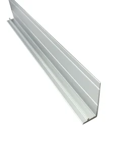 Sokkellist rettkant aluminium 2400 mm