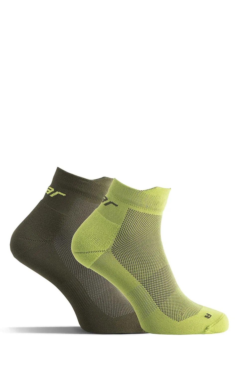 Sokker lt perf low 2-pk grønn 43-46 solid gear