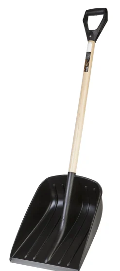 Solid snøskuffe plast