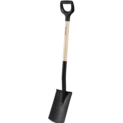 Spade rett solid tre