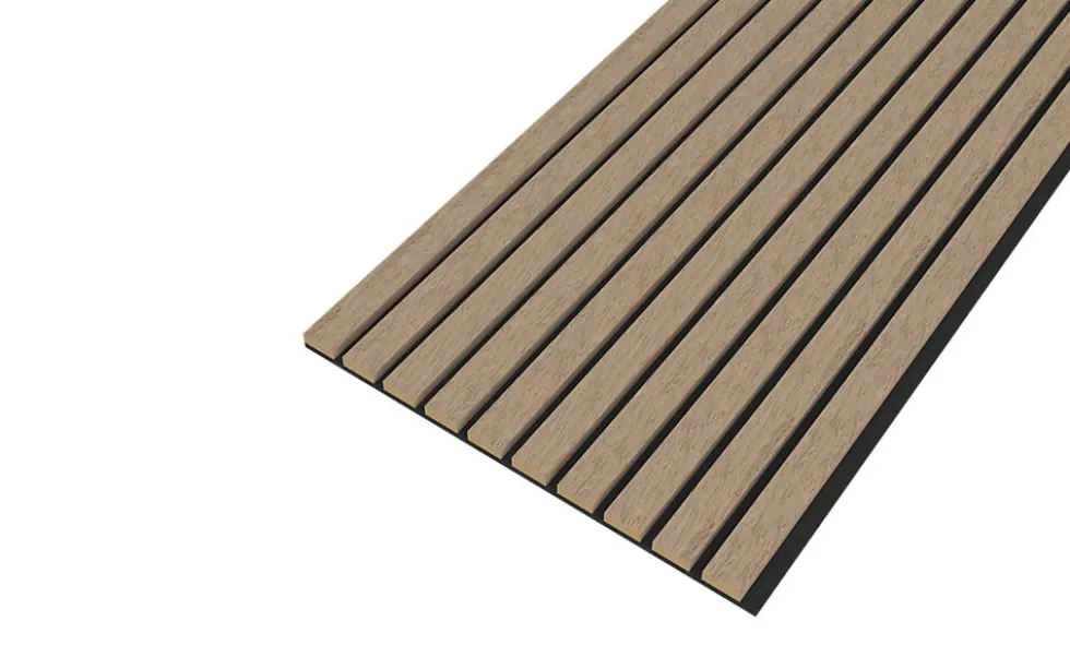 Spilepanel MDF 600x2400 mm valnøtt