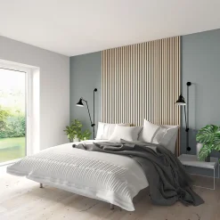 Spilevegg plate eik natur 3600x600x18 mm